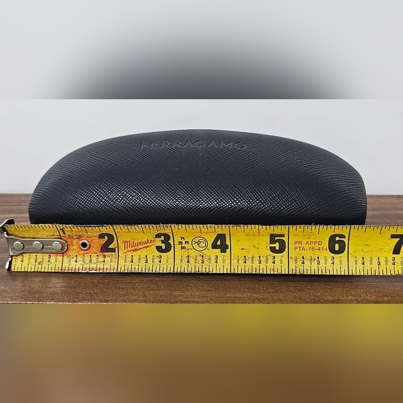 Salvatore Ferragamo Black Clamshell Glasses Case Sunglasses Case Hard shell - Picture 11 of 11